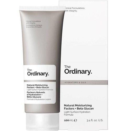 The Ordinary Natural Moisturizing Factors + Beta Glucan, Lightweight Gel Moisturizer for All-Day Hydration, 3.4 Fl Oz